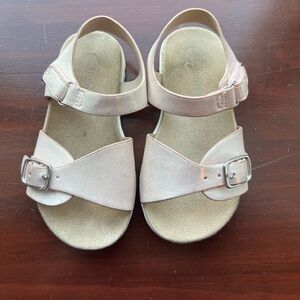 Cat & Jack Toddler Shaelyn Footbed Girl Sandals Shimmer Pink Size 7